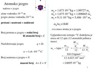 atomsko jezgro