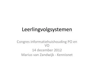 leerlingvolgsystemen