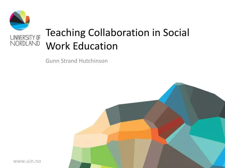 teaching collaboration in social work education