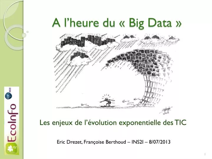 a l heure du big data