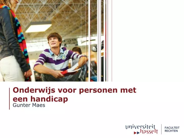 onderwijs voor personen met een handicap