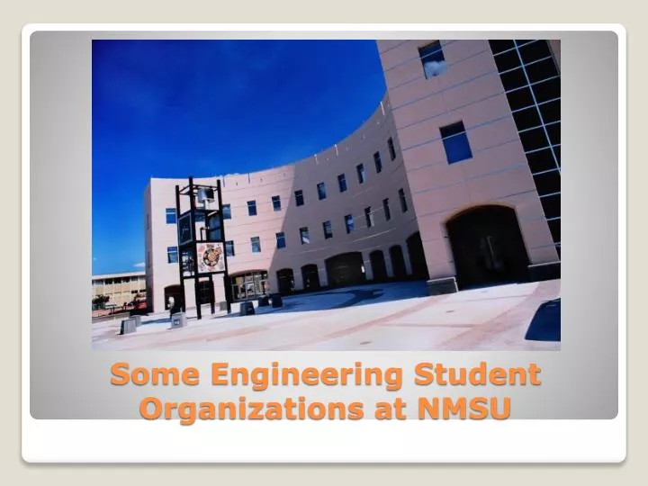 some engineering student organizations at nmsu