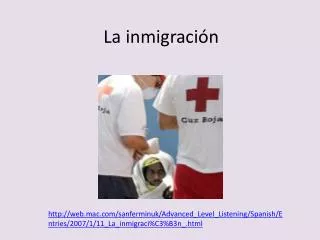 la inmigraci n