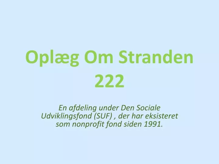 opl g om stranden 222