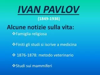 ivan pavlov 1849 1936