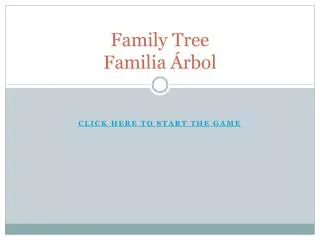 Family Tree Familia Árbol