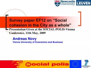 Andreas Novy Vienna University of Economics and Business