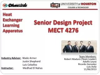 Senior Design Project MECT 4276