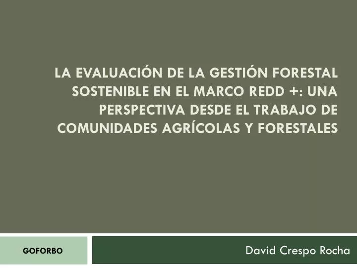 david crespo rocha