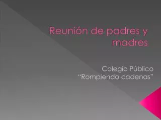 reuni n de padres y madres