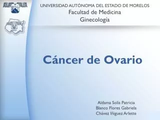 c ncer de ovario