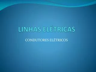 linhas el tricas