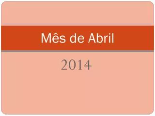 m s de abril