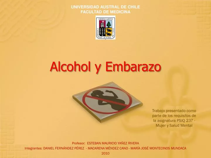 alcohol y embarazo