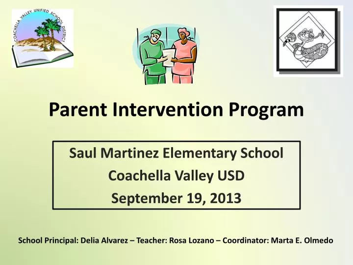 parent intervention program