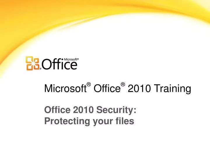 microsoft office 2010 training