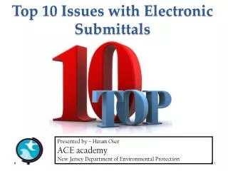 Top 10 Issues with Electronic Submittals