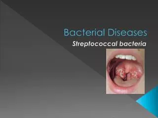 bacterial diseases