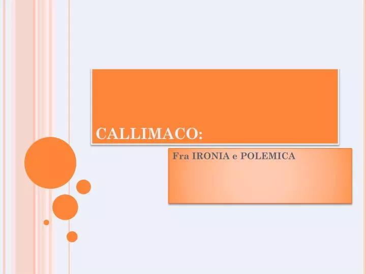 callimaco