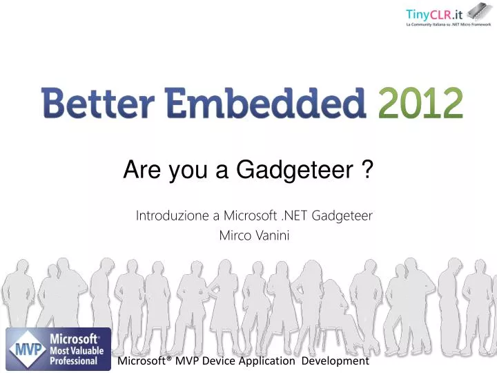 are you a gadgeteer