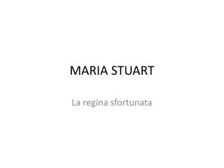 maria stuart
