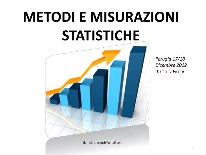 metodi e misurazioni statistiche