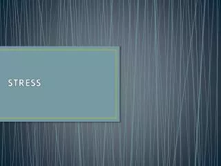 stress