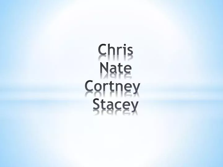 chris nate cortney stacey