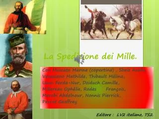 la spedizione dei mille