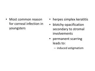 Most common reason for corneal infection in youngsters