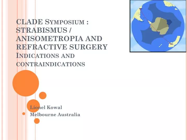 clade symposium strabismus anisometropia and refractive surgery indications and contraindications