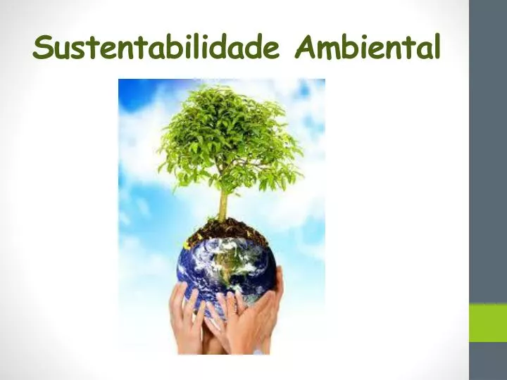 sustentabilidade ambiental