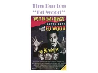 Tim Burton “Ed Wood”