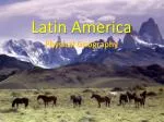 Latin America - slide 1