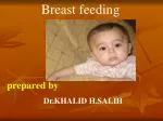 Breast feeding - slide 1