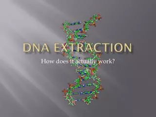 Dna Extraction
