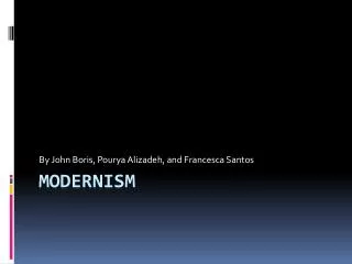 Modernism