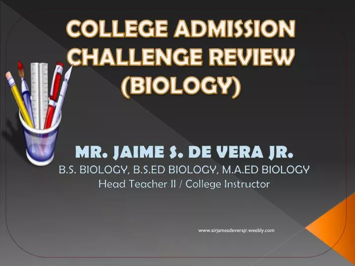 mr jaime s de vera jr b s biology b s ed biology m a ed biology head teacher ii college instructor