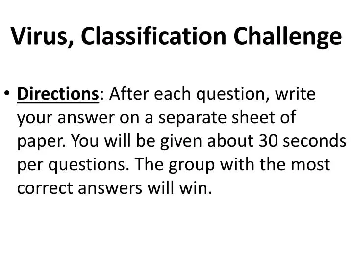 virus classification challenge