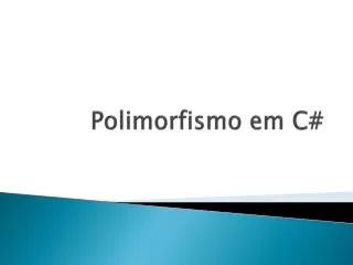 polimorfismo em c