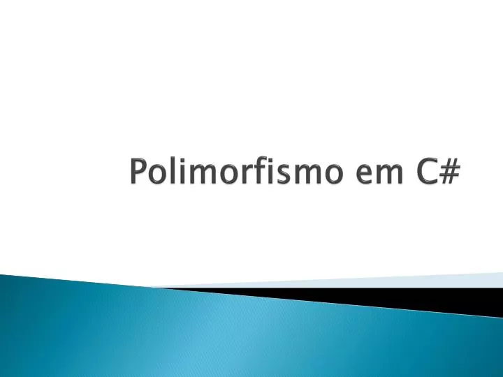 polimorfismo em c