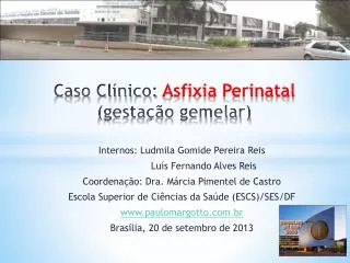 caso cl nico asfixia perinatal gesta o gemelar