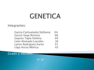 genetica