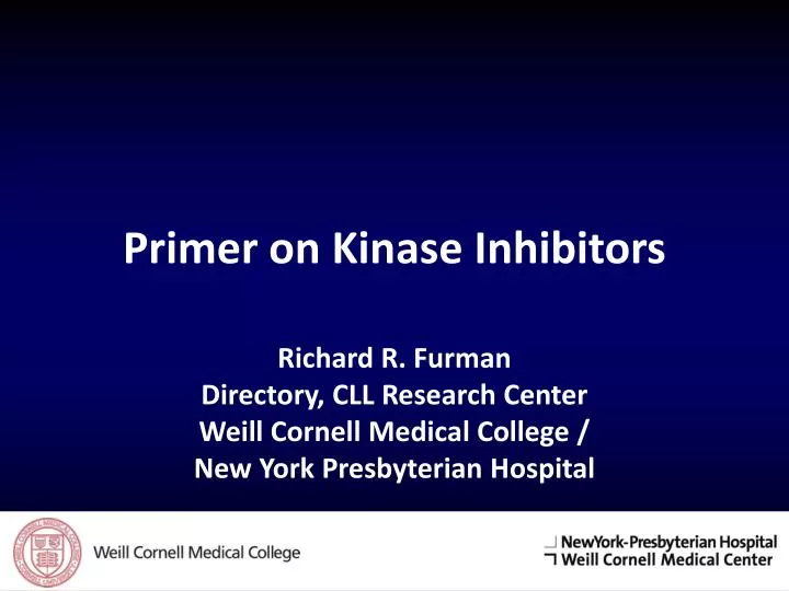 primer on kinase inhibitors