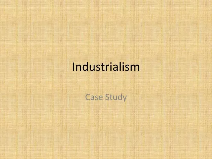 industrialism