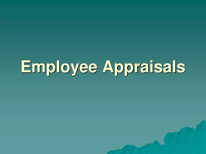 employee appraisals