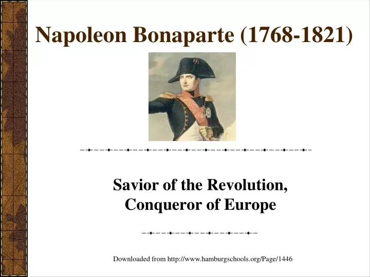 napoleon bonaparte 1768 1821