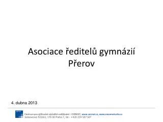 asociace editel gymn zi p erov