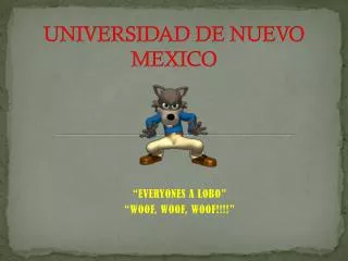 UNIVERSIDAD DE NUEVO MEXICO