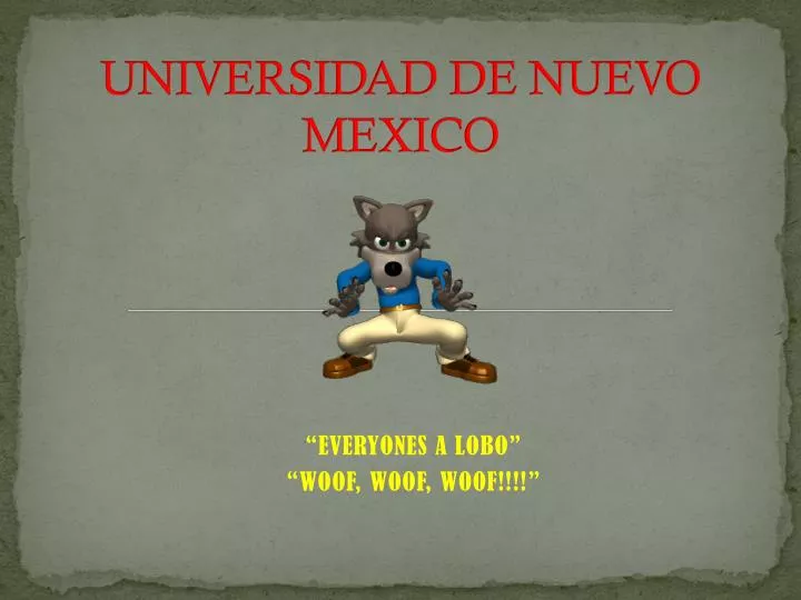 universidad de nuevo mexico